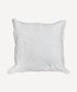 Embelli Euro Pillow Cases White (2PC)