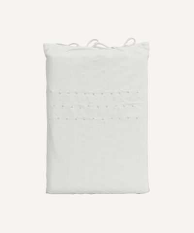 Embelli Queen Flat Sheet with Dots