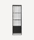 Cole Display Cabinet Single Black