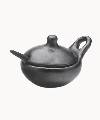 La Chamba Sauceboat with Lid and Spoon (3PC)