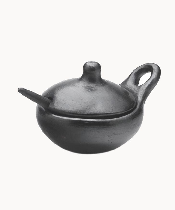 La Chamba Sauceboat with Lid and Spoon (3PC)