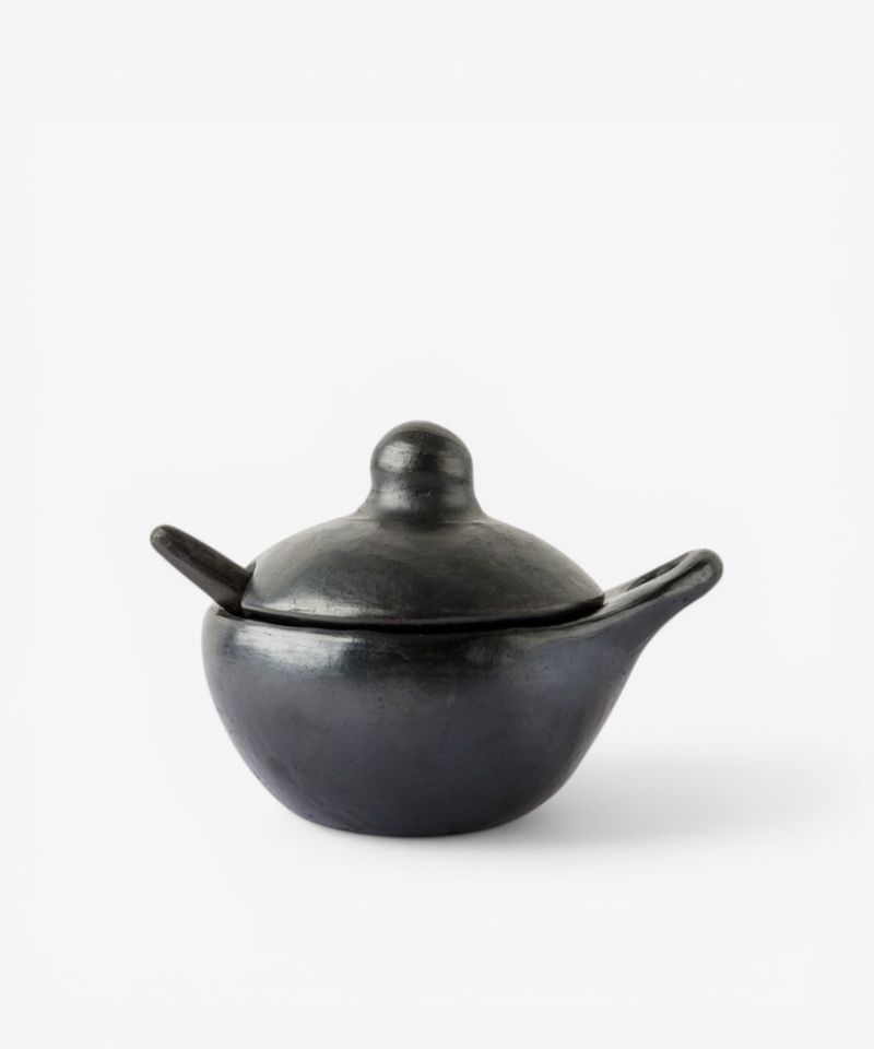 La Chamba Sauceboat with Lid and Spoon (3PC)