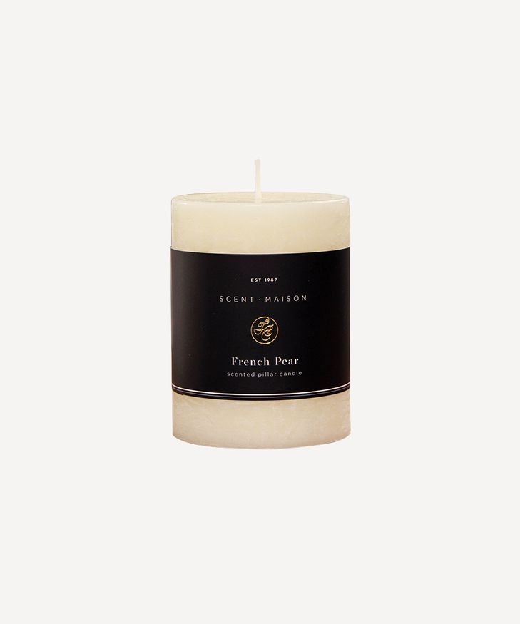 Maison Pillar Candle French Pear 3x4"