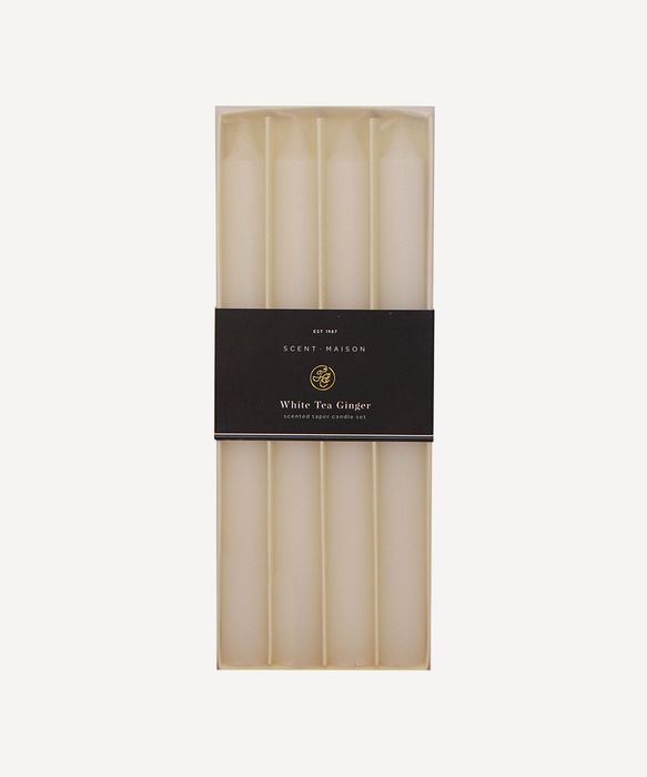 Maison Taper Candle White Tea Ginger 10" (4PC)