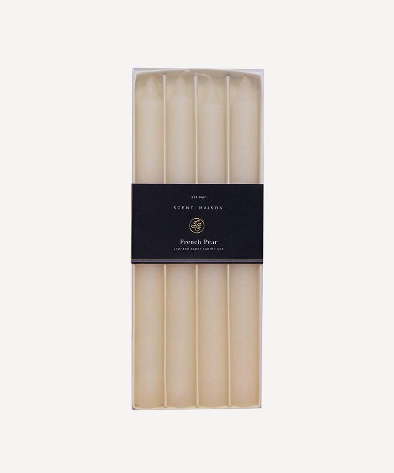 Maison Taper Candle French Pear 10" (4PC)
