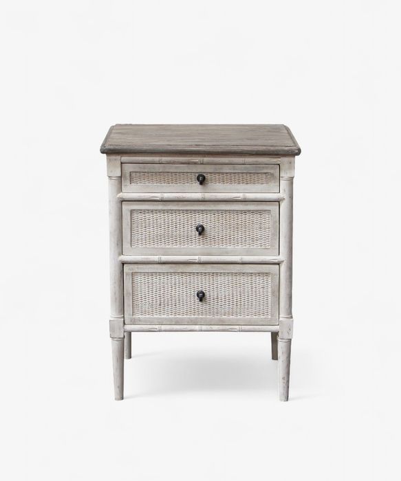 Laurette 3 Drawer Bedside Table