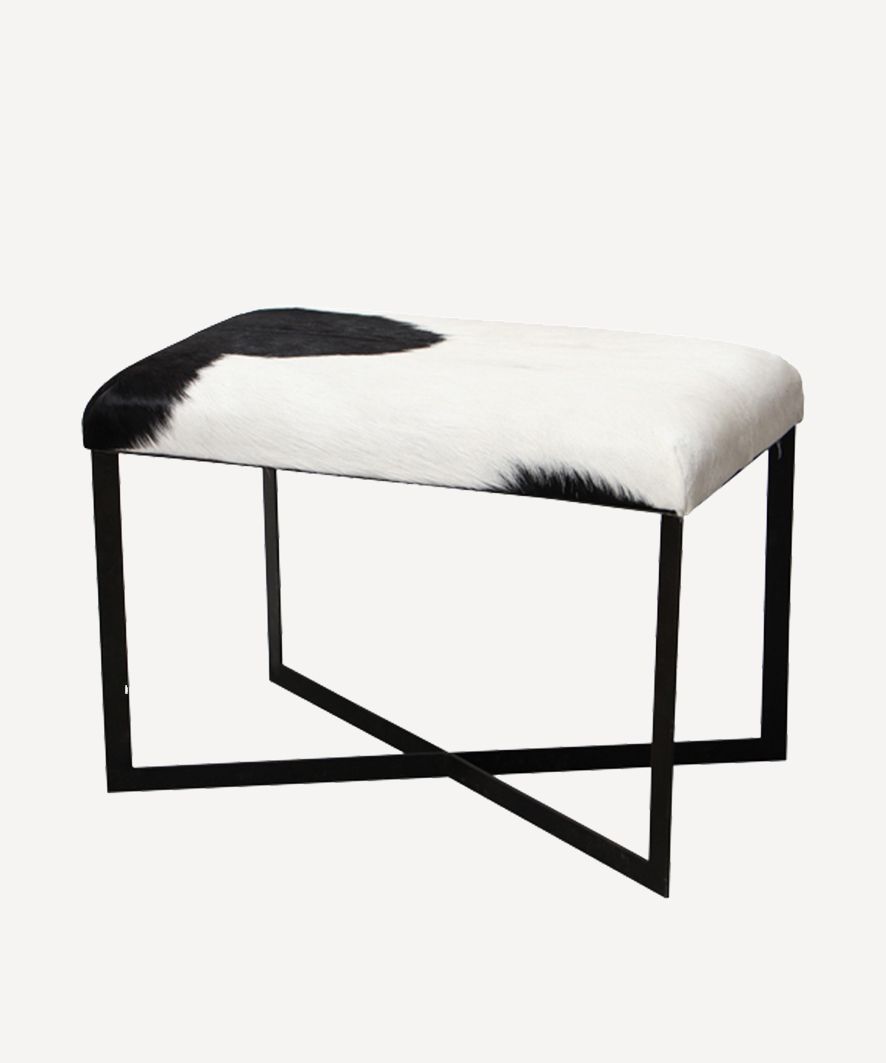 Anouk Black Goat Stool