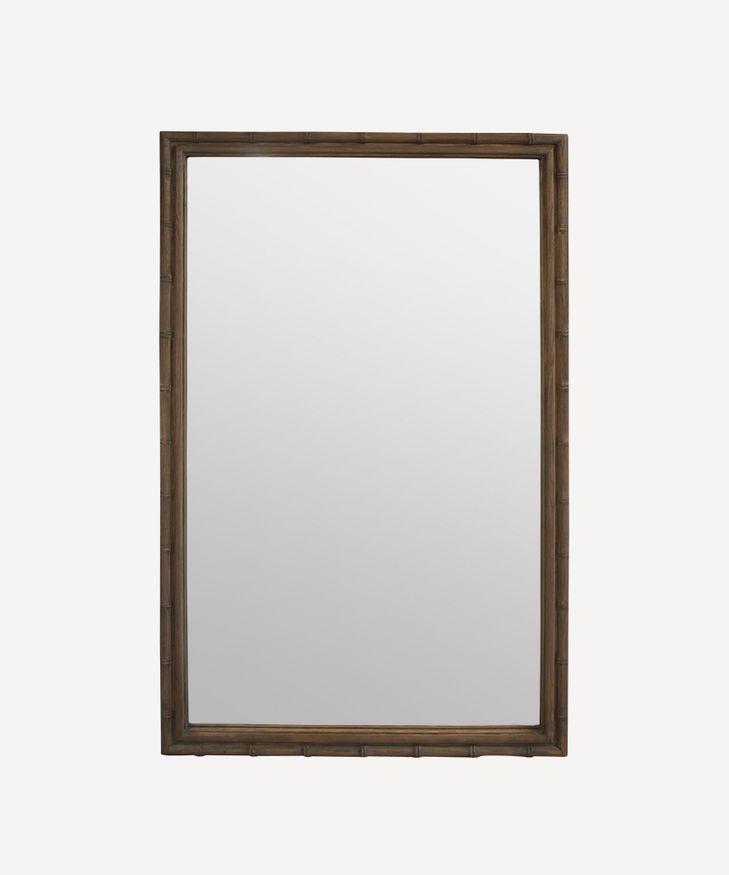 Bamboo Rectangle Mirror Large