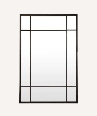 Rect Iron Grid Mirror