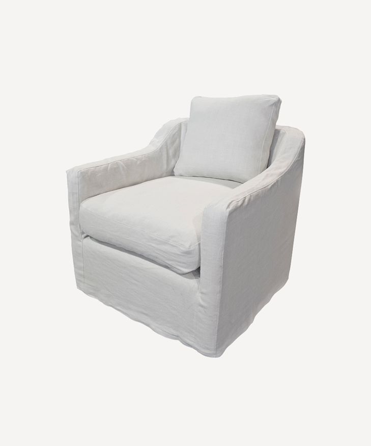 Dume Chair Sand Linen Cover Only