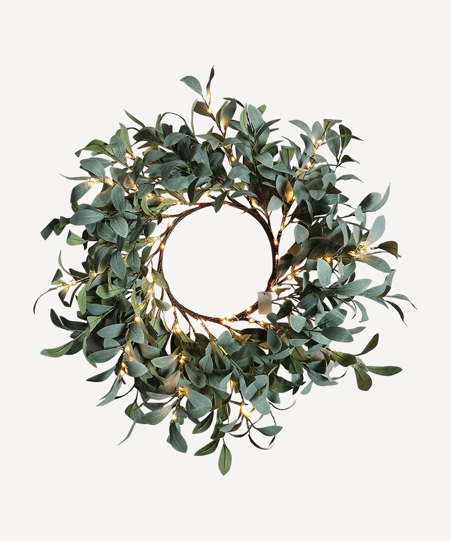 Olive Wreath Light Up Large