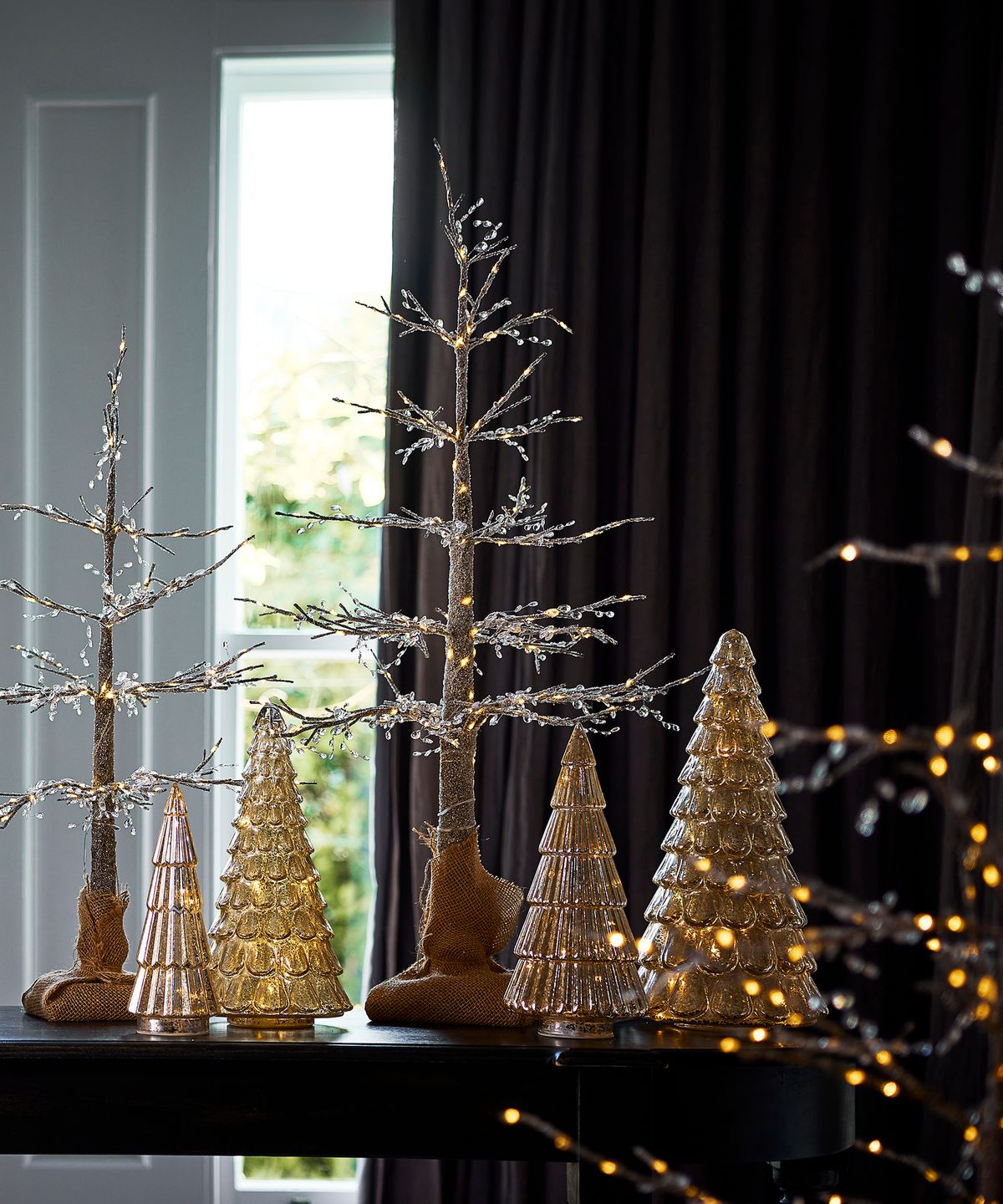 Embellished Light Up Christmas Tree 85cm