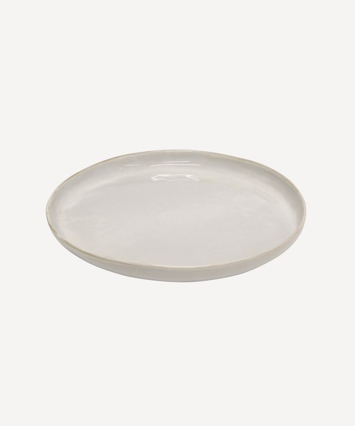 Franco Rustic White Charger Plate