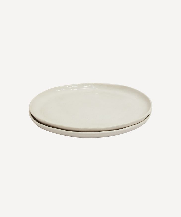 Franco Rustic White Dinner Plate