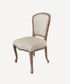 Duval Dining Chair Natural Linen