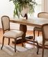 Duval Dining Chair Natural Linen