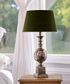 Tapered Drum Velvet Shade Olive 40cm
