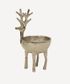 Reindeer Sweets Bowl Silver Large