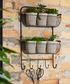 Mesh Wall Shelf w Hooks