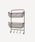 Mesh Wall Shelf w Hooks