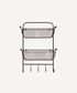 Mesh Wall Shelf w Hooks