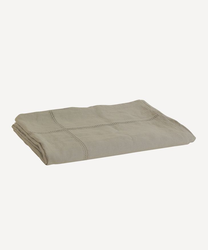 Emilie Linen Duvet Cover King Sand