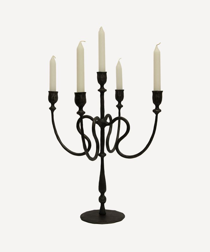 Raine Iron 5 Cup Candleabra