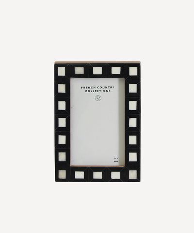 Black & White Squares Photo Frame 3x5"