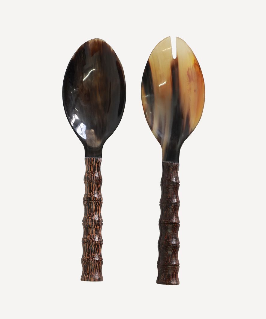 Moses Wood Salad Servers