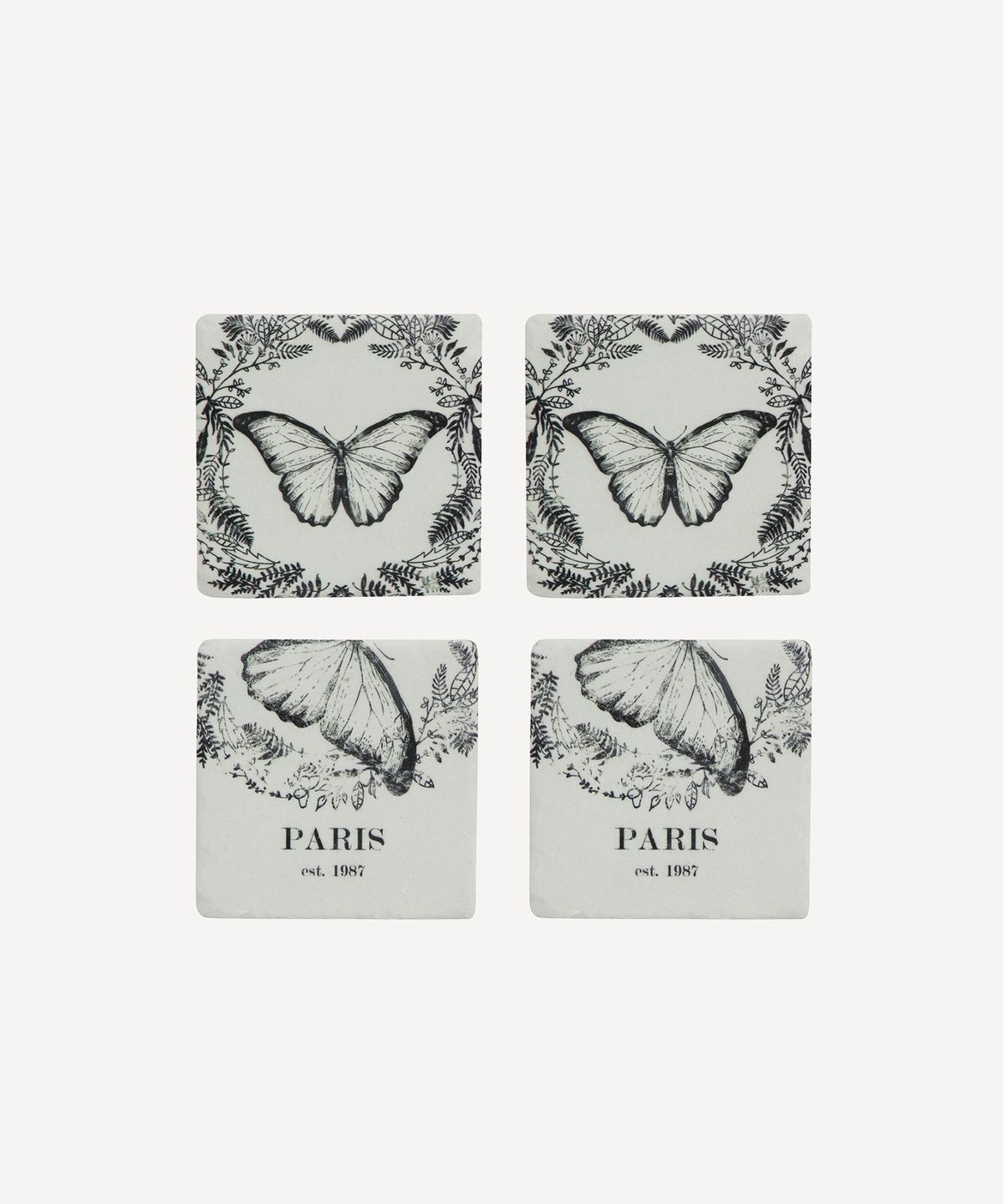 Butterfly Coasters (4PC)