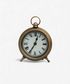 Desk Clock  Antique Gold
