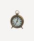 Desk Clock  Antique Gold