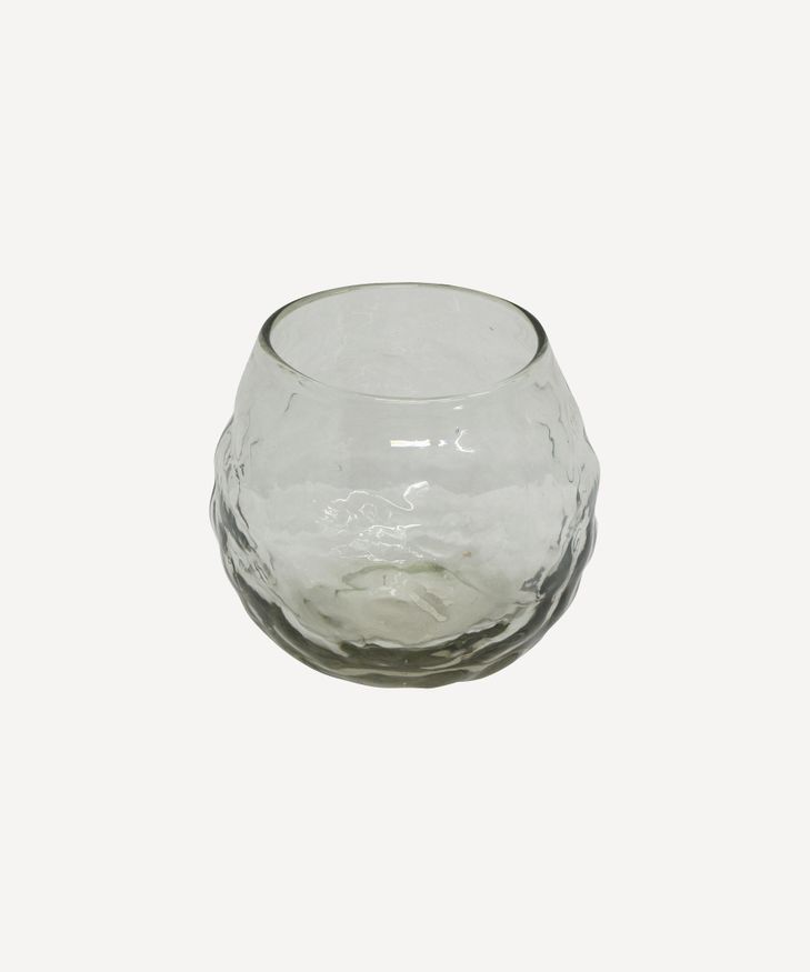 Dappled Clear Bowl Vase