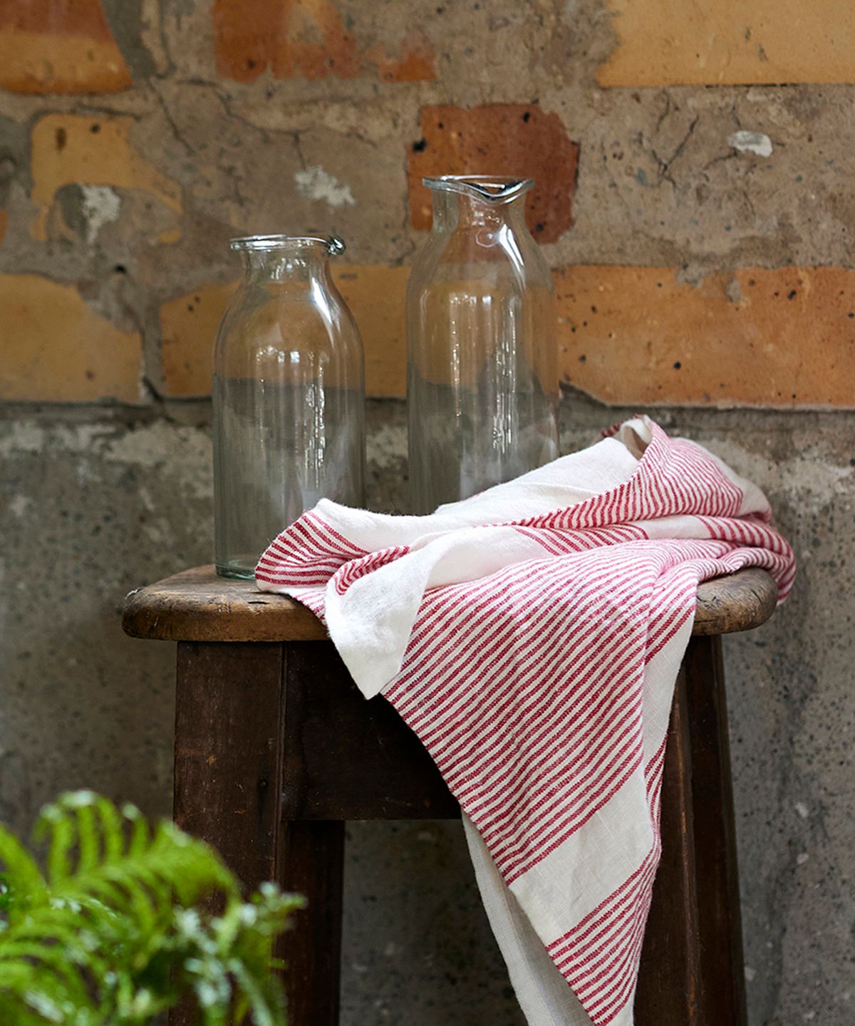 Clear Bottle Vase Tall