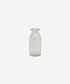 Clear Bottle Vase Short