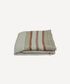 Herringbone Stripe Linen Throw Natural