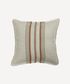 Herringbone Stripe Linen Cushion Cover Natural