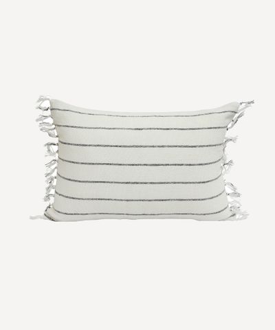 Striped Linen Cotton Cushion Cover