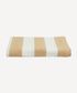 Striped Tablecloth Rust Large