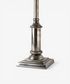 Hendrick Lamp Base Antique Silver