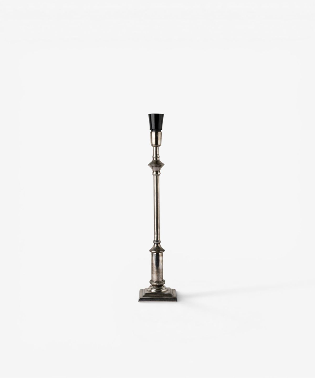 Hendrick Lamp Base Antique Silver