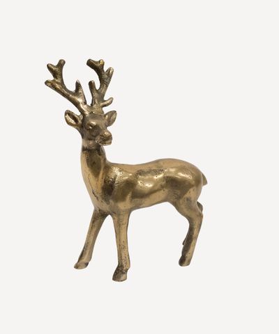Antique Gold Deer Standing