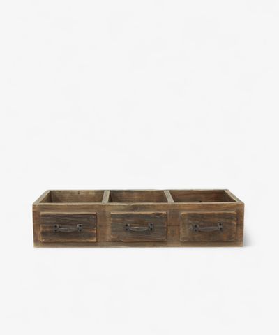 3 Part Organizer Faux Drawers
