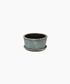 Sea Blue Wide Plant Pot & Saucer Small