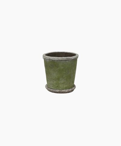 Evergreen Plant Pot & Saucer Small