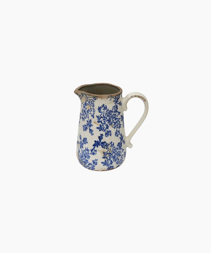 Blue Floral Jug