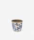 Blue Floral Herb Pot Small