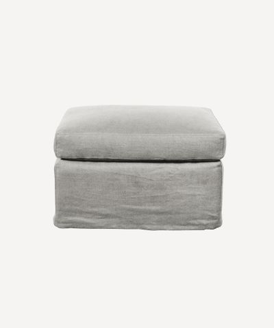 Dume Ottoman Soft Grey Cotton Cover Only