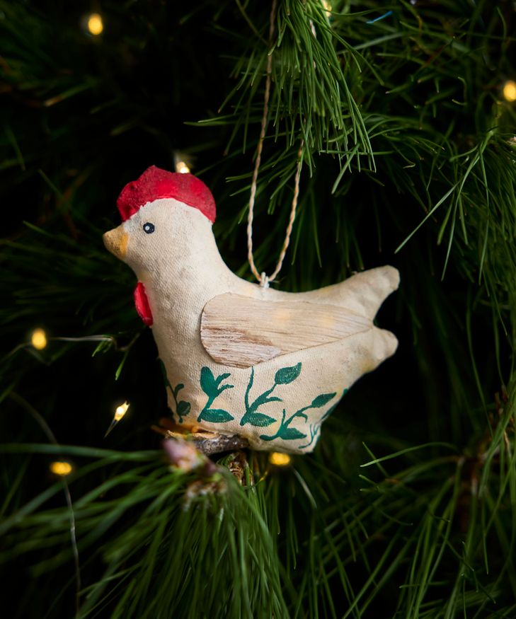 Canvas Chicken Hanging Decoration