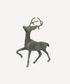 Reindeer Stag Large Brass Antique